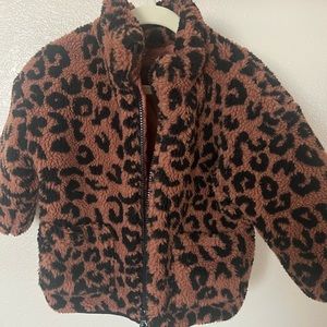 Zara toddler leopard jacket